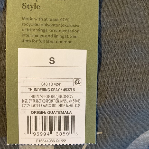 Goodfellow & Co graphic men’s tee says Take it Easy. They are gray. - Picture 5 of 6